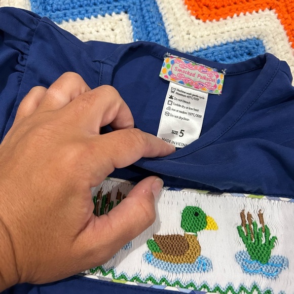 Smocked Duck Outfit - Picture 3 of 3